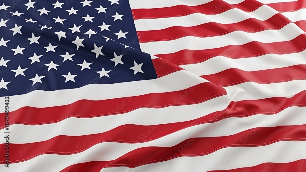 Fototapeta premium UK USA flag on blue background