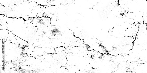 a close up of a grunge white surface with black cracks and scratches on it looking worn out and damaged