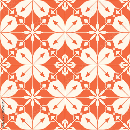 Traditional Ornamental Tile Pattern