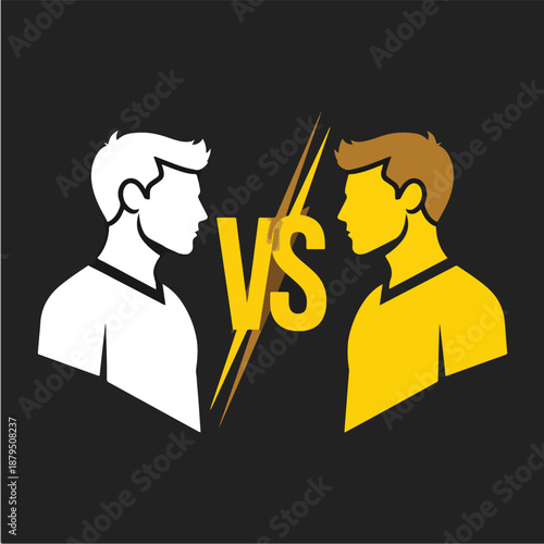 man and woman with speech bubble