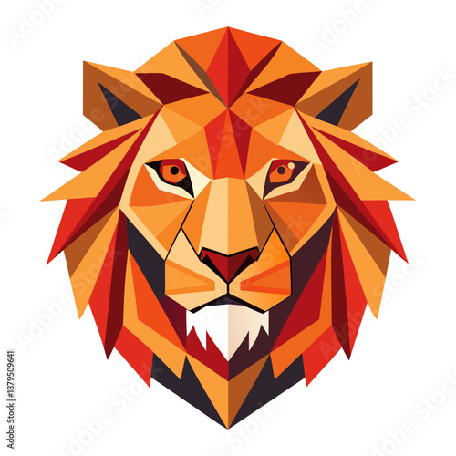 lion head vector illustration