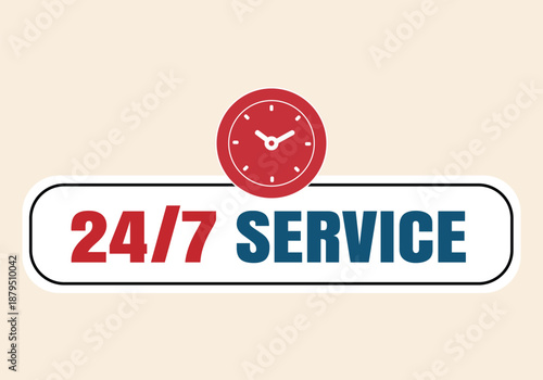 Reliable 24/7 service availability indicator.