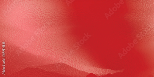 Abstract gradient background of red colors. Wavy shape composition illustration for banner, poster, brochure, digital, web, page, surface, decoration
