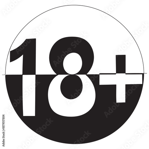 . One continuous line of coming-of-age pattern. Vector illustration. Linear design of adulthood vector.