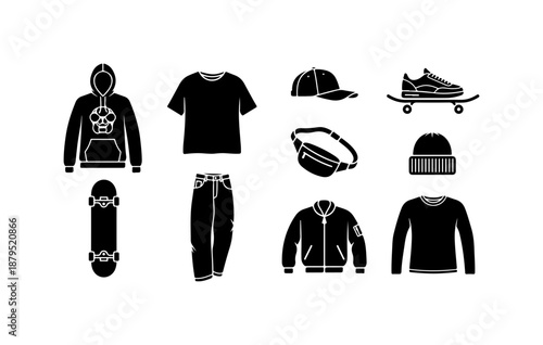 Skateboarding Clothing and Accessories
