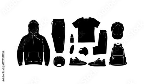 Outdoor Hiking Gear Collection