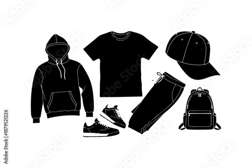 Athletic Outfit with Accessories