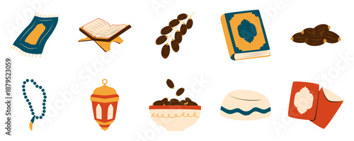 Islamic Ramadan Icon Set