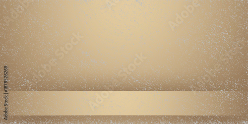 Background Gold Wall Studio with Shadow,light on floor,Empty Room with Podium Display,Vector Banner Template mock up for cosmetic product presentation on Christmas,New Year,Black Friday,Sale,Promotion