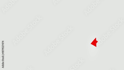 Free Download Red geometric polygon with Generate title without using the word 