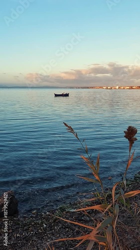 beautiful seascape view from Bizerte, Tunisia