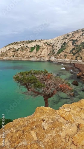 Beautiful seascape view from north africa, Tunisia