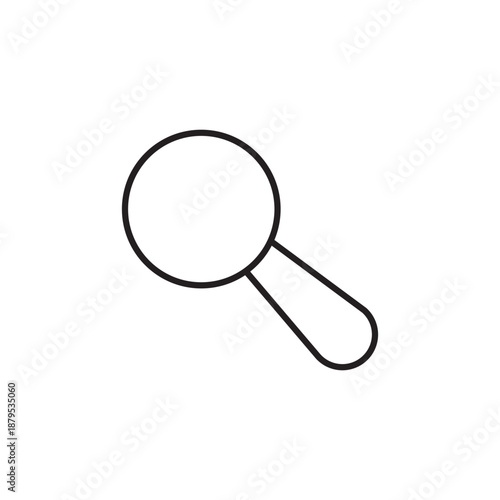 Wallpaper Mural Search Magnifying Glass Icon Outline Vector Editable Line Find Illustration EPS Torontodigital.ca