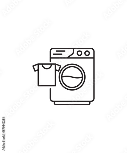 washing machine icon, vector best line icon.