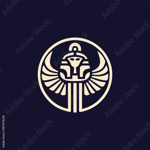 Horus Egypt God Logo
