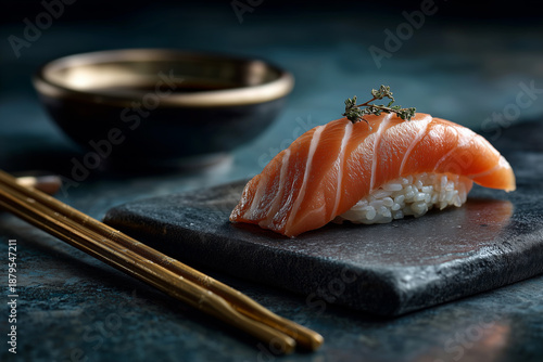 Fresh Salmon Sushi Platter