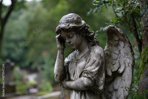 Serene Garden Angel Statue
