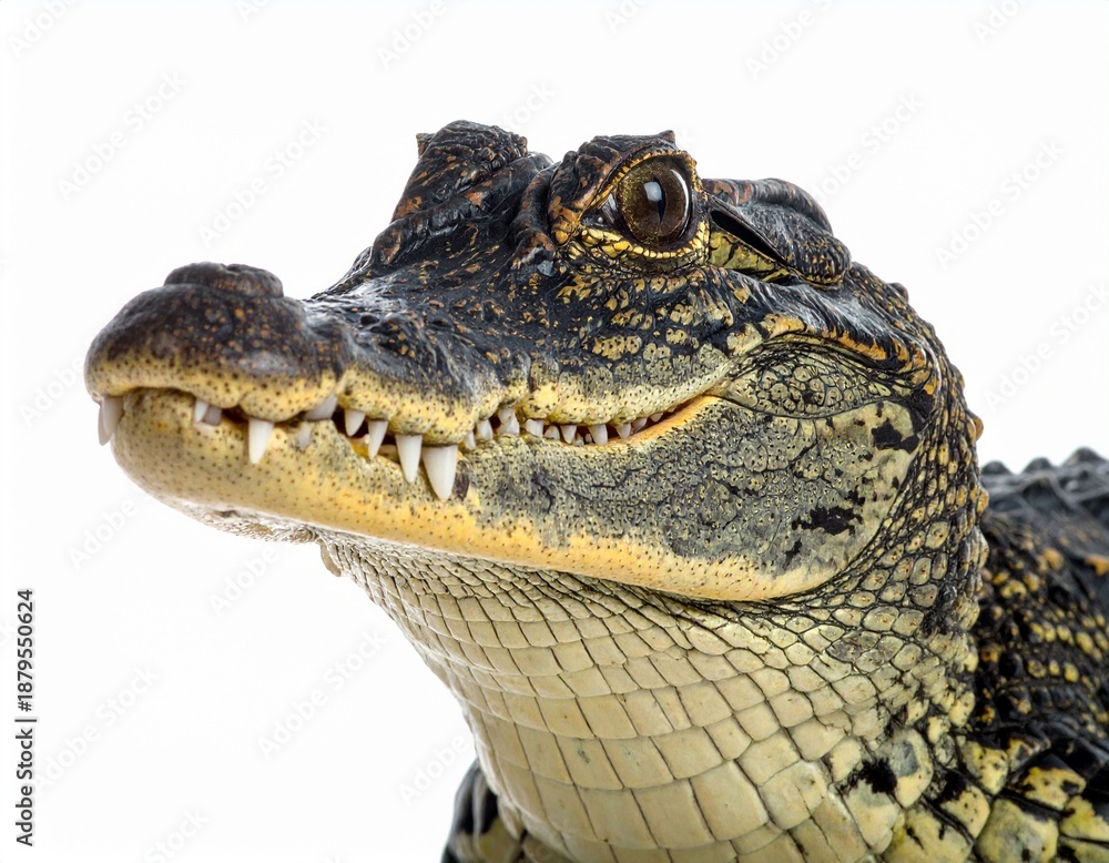 Fototapeta premium crocodile in the water