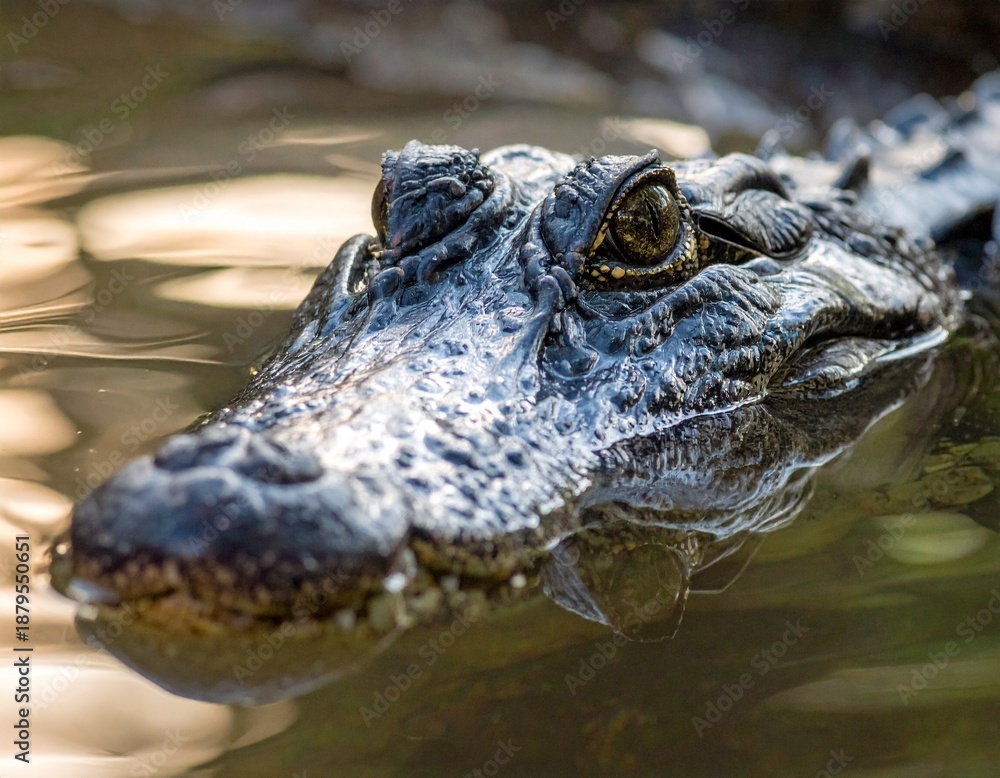 Fototapeta premium alligator in the everglades