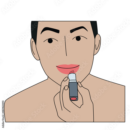 Women is doing Skincare routines