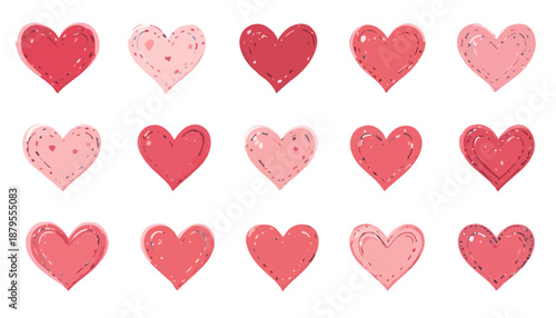seamless pattern with hearts