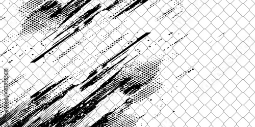 texture for fishing nets. Grunge pattern for sportswear or soccer goal, volleyball net, basketball hoop, hockey, athletics. Grunge background