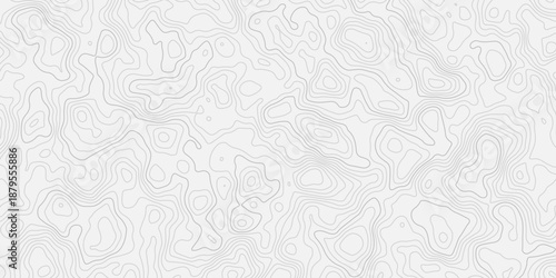 Abstract elevation map design with layered contour line art
Minimal white relief background expressing depth and flow