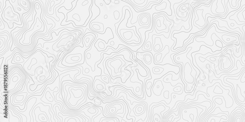 Modern topography map inspired abstract land outline design
Soft curved contour lines creating depth on a white relief surface