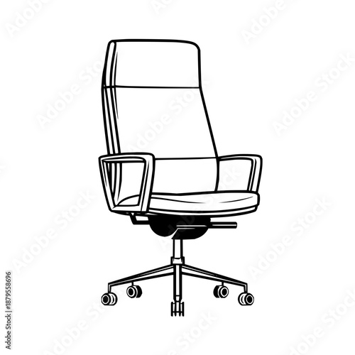 Office Chair on Wheels