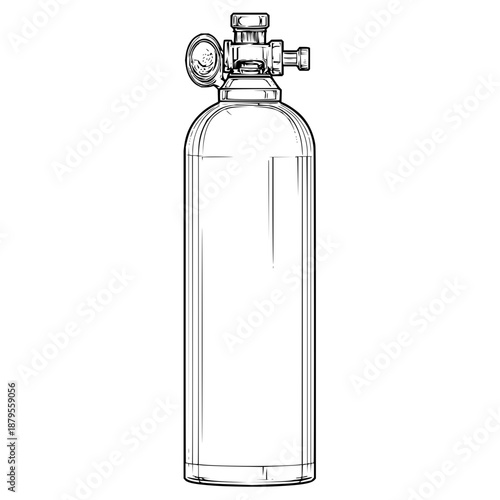 Oxygen Tank with Valve