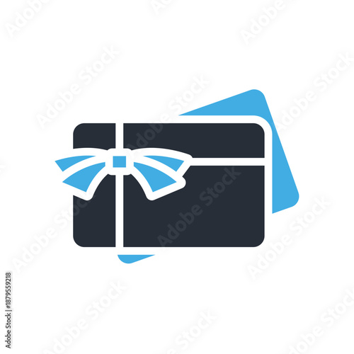 gift card icons minimalist flat style design, gift card Vector illustration on white background