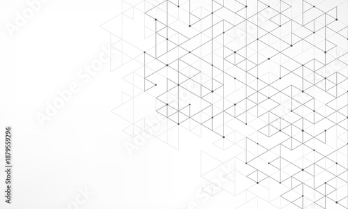 Abstract background with a geometric pattern of triangle shapes. Graphic design element 