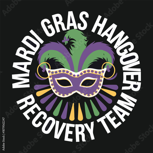 A decorative black masquerade mask vector illustration featuring a fun venetian carnival party design for a mardi gras festival celebration symbol or masquerade ball costume icon