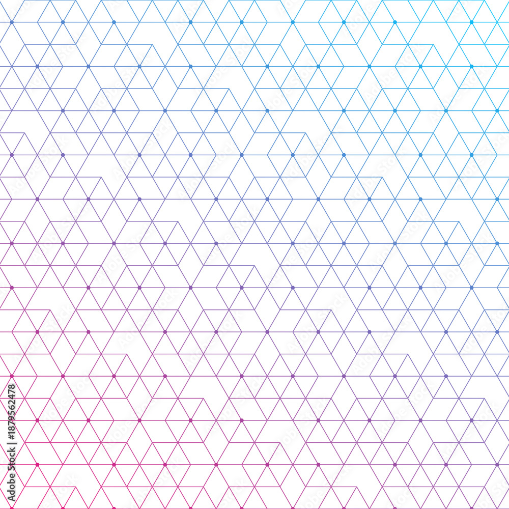 Fototapeta premium Abstract background with a seamless pattern of simple geometric shapes. Stylish texture