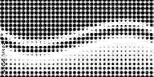 Grunge halftone gradient background. Faded grit noise texture. illustration