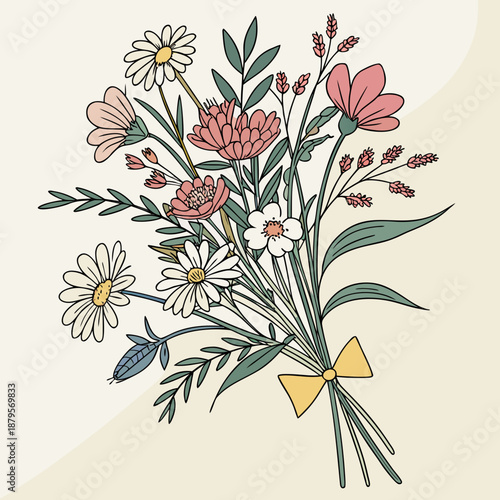 floral background with flowers