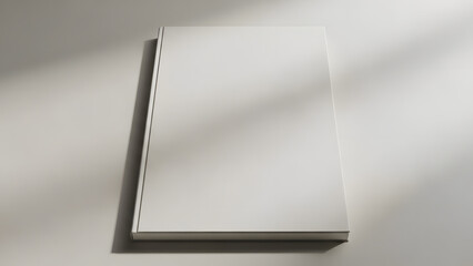 Modern notebook or journal mockup perfect for showcasing book covers, planners, stationery designs, and educational products.