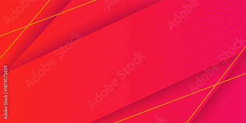 Abstract red and orange triangle on colorful geometric background design. Modern overlap papercut futuristic background vector illustration. Eps10 vector