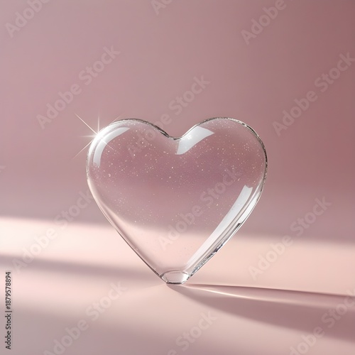 Glass Heart Decoration