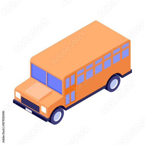 An isometric style icon showing an online lecture