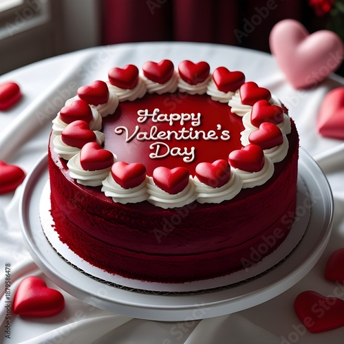 Red Velvet Valentine Cake