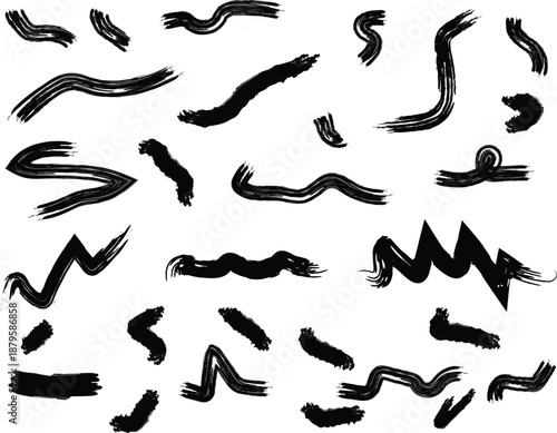 Brush icon in illustration