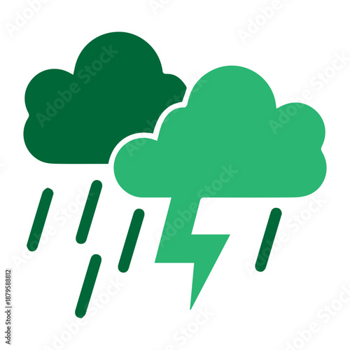 Stormy weather icon