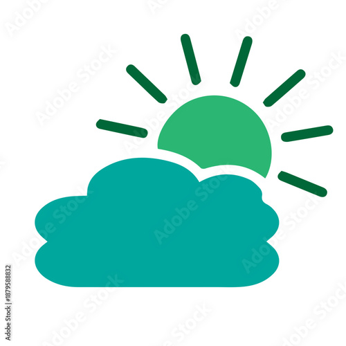 Partly Cloudy Weather Symbol
