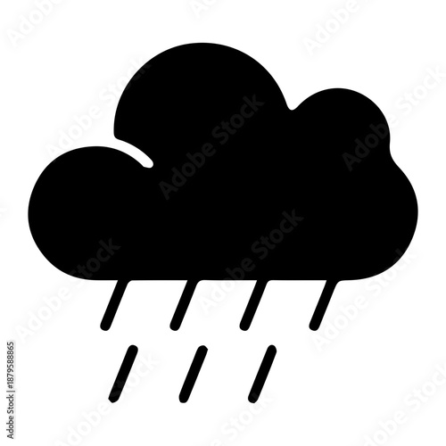 Cloudy Rainy Weather Icon
