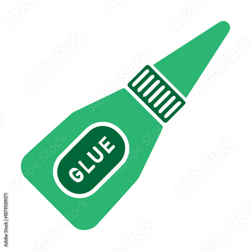 Green glue bottle icon
