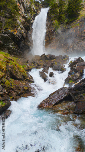 The dramatic limestone peaks of the Brenta Dolomites rising above the alpine landscape of northern Italy.