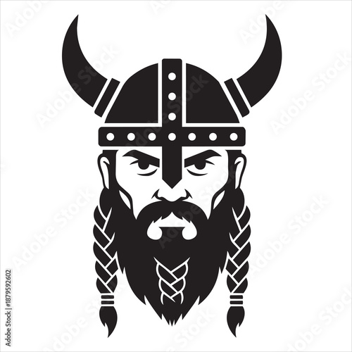 bull skull with horns, bull head vector, bull skull with horns, The drawing depicts a person wearing a bull's head hat, a bull's skull with horns. The man wearing the bull's head hat is angry.