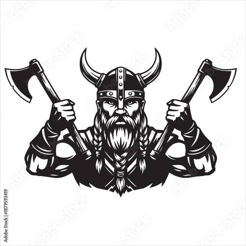 axe vector, skull and axe, skull and crossbones , viking man and axe