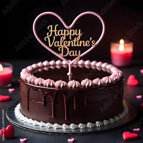 Chocolate Valentine Cake